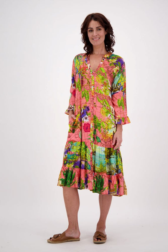 Mercer Dress Coral
